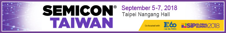 SEMICON TAIWAN 2018 banner